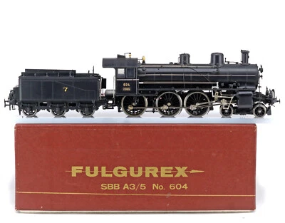 FULGUREX SA H0 HO BRASS Laiton SBB A3/5 No. 604 , messing-model - Image 1 of 4