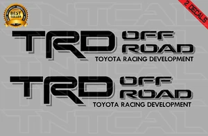 TRD OFFROAD Decal Set Fits Tacoma Tundra Truck Bed Vinyl Sticker Black/Gray - Picture 1 of 1