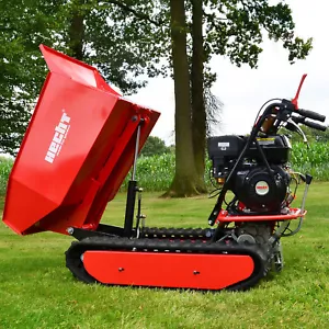 Mini Dumper Raupendumper 500 kg 9 PS Raupenketten Minidumper Motorschubkarre - Bild 1 von 11