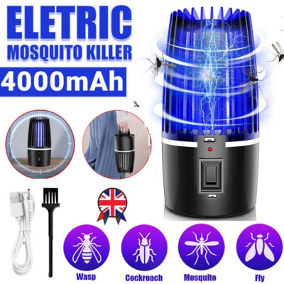 ENVIROSHOT UK Electric Mosquito Killer USB LED Insect Bug Zapper Fly Pest Trap Catcher Lamp
