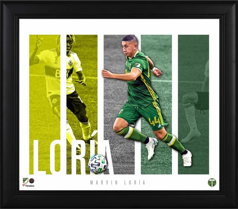 Marvin Loria Portland Timbers Framed 15x17 Player Panel Collage Cover