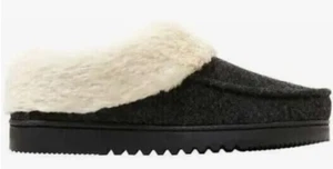 Dearfoams womens Slip on Slipper - Black - XL (Size 11-12) -NEW!! - Picture 1 of 6