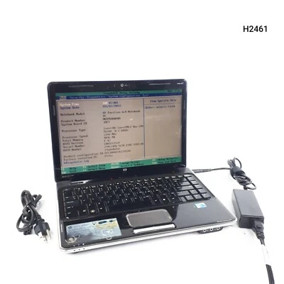 HP Pavilion dv4 14.1" Laptop Core 2 Duo T6500 4GB 320GB Boot/BIOS No OS H2461 - Image 1 of 4