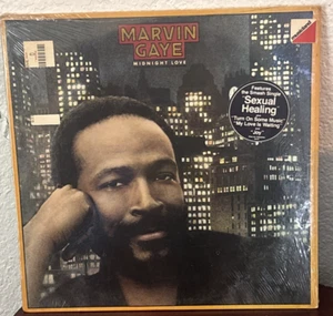 Marvin Gaye – Midnight Love-Vinyl LP 1982 Columbia – FC 3819 VG+ IN SHRINK - Picture 1 of 7