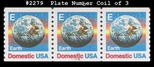 USA5 #2279 MNH PNC3 Pl #1222 Earth "E" Series - Picture 1 of 1