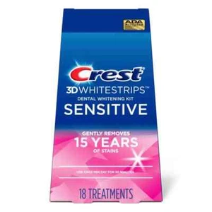 Crest 3D Whitestrips Level 7 Sensitive White 36 Strips/18 Treatments EXP 2025 - Picture 1 of 10