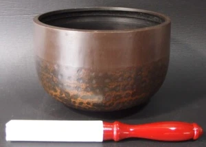 or2575 JAPANESE BUDDHIST SINGING BOWL ORIN GONG 18.1 cm / 7.1 inch Width Used - Picture 1 of 21