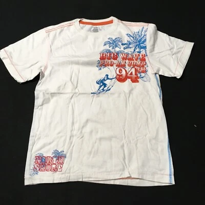 Camiseta OLD NAVY SURFER Niño Talla Juvenil GRANDE 10-12 Camiseta Punto Único BIG WAVE Foto 1 de 4