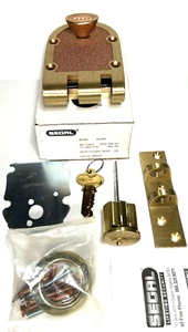 SEGAL 15326 Jimmy-Proof Deadbolt Slam Lock Satin Brass 667F/15326 35-0667F0 - Bild 1 von 13