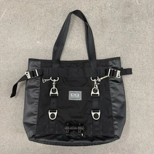 Vintage Black Oakley High Low Voltage Y2K Commuter Bag - Picture 1 of 7
