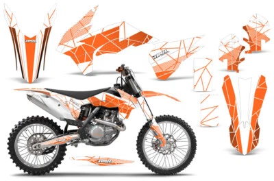 Graphic Stickers Decals For KTM C9 SX/SXF/XC/XCF 125-450 2013-2016 GEOMETRIK O W — 第 1/3 张图片