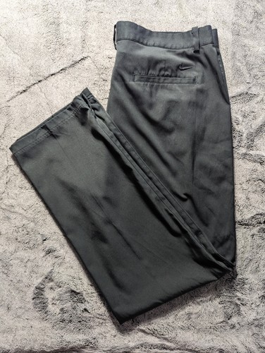 Nike Dri Fit Pantalone Casual Uomo Taglia 38x32 Nero