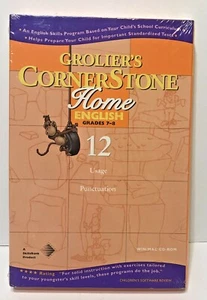 Grolier's Cornerstone Home English Usage Punctuation Grades 7-8 Win/Mac CD Rom  - Picture 1 of 7