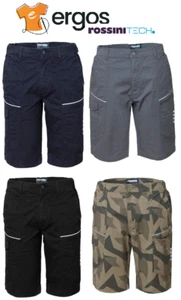 ROSSINI Bermuda Pantaloncini con Bande Riflettenti da Lavoro R-STRETCH A00704 - Imagen 1 de 6
