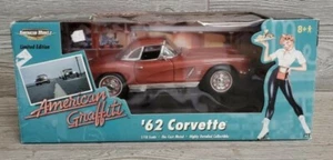 American Muscle American Graffiti 1962 Chevy CORVETTE bordeaux pressofuso LE - Foto 1 di 10