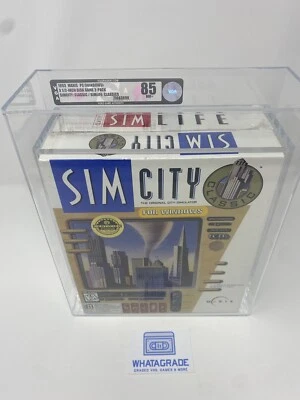Sim City x Sim Life Double pack 💎 Graded 85 VGA 💎 Rare Must see Big Box PC - Image 1 of 4