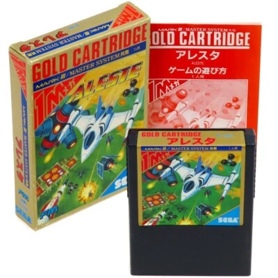 ALESTE Power Strike Sega markIII Japan Import MASTER SYSTEM mk3 COMPILE Complete - Image 1 of 3