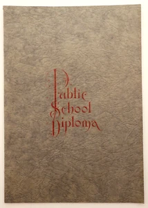 Magdalena, New Mexico Public Schools Diploma 'Virginia Lee Kirby' 1927 - Picture 1 of 2