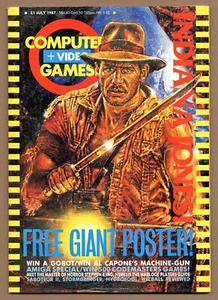 Computer & Video Games Magazine C&VG C+VG 1987 07 July Indiana Jones - Picture 1 of 4