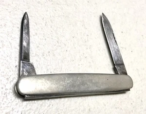 Vintage Antique Remington UMC R6499 Silver Pen Folding 2Blade Pocket Knife Old - Picture 1 of 10
