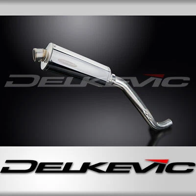 Комплект овального глушителя выхлопной системы из нержавеющей стали Triumph Tiger 1050 2006-2012 без шнуровки 14 дюймов - Изображение 1 из 4