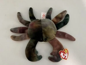 TY Beanie Babies "Claude" Crab 1995,  5th Gen, 1996 #35  (C211) - Picture 1 of 7