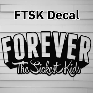 Forever the Sickest Kids Aufkleber Aufkleber Laptop, Fenster, Punkrock, Pop Punk - Bild 1 von 4