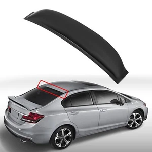For 2013-2015 Honda Civic JDM Rear Window Visor Spoiler Wing Roof Deflrctor - Picture 1 of 5