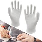 White Anti-slip Gloves Pineapple Pattern Safety Gloves Work Gloves  Electronic