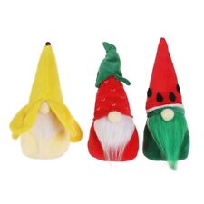 Fruit Gnomes Decoration for Kitchen Tiered Tray Summer Gnomes Doll