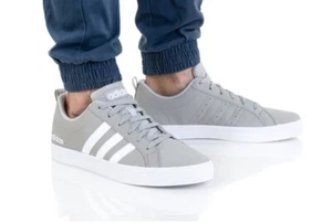 adidas VS Pace Low Skateboarding Trainers Sneakers DB0143 Grey/White UK6 UK10.5 - Picture 1 of 4