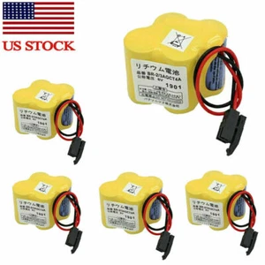 US 5pc BR-2/3AGCT4A 6V PLC Battery For FANUC A98L-0031-0025 CNC System + BK Plug - Picture 1 of 6