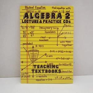 Teaching Textbooks Algebra 2 Lecture & Practice CDs Complete Set Home School - Bild 1 von 4