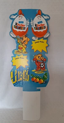 Ü-Ei Turm Aufsteller Ecke Pinky Piggys 2000, Maße 70 x 26 cm - Bild 1 von 2