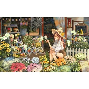 Pintoo 1000 Piece Plastic Jigsaw Puzzle [Donglongyan_Fairy Flower Shop]  38X59cm - Picture 1 of 7