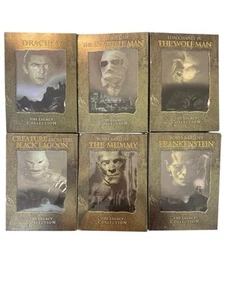 UNIVERSAL MONSTERS The Legacy Collection 6 DVD Set Dracula Frankenstein Wolfman - Picture 1 of 24
