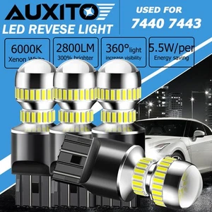 4 x Luz de reversa de respaldo 7443 7440 33SMD LED para Honda CRV 2002-2016 blanca - Imagen 1 de 14