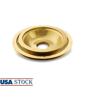 4 Stück Edelstahl Auffangpfanne Set Leicht zu reinigen Herdplatte Schutz Küche Neu - Bild 1 von 8