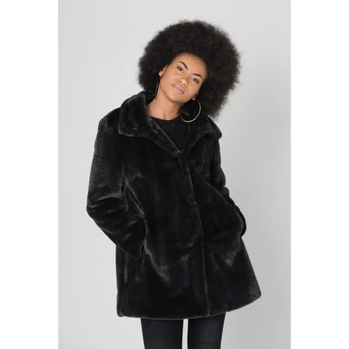 Oakwood manteau en fausse fourrure noire taille S / 36 neuf - Photo 1/4