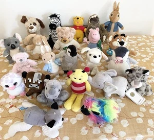 23 X Job Lot Bundle Assorted Soft Toy Plush All with labels See 12 Images - Picture 1 of 12
