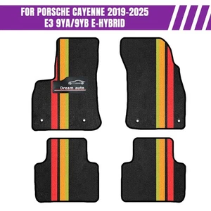 Car Mats For Porsche Cayenne 2019-2025 9YA 9YB E-Hybrid With Install Tool 4pc - Picture 1 of 2