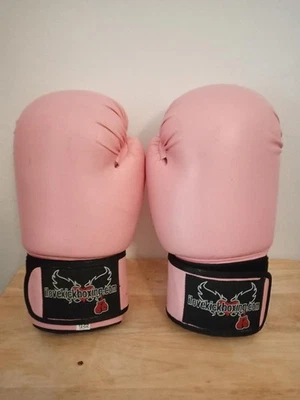 Guantes de boxeo Century Pink I Love Kick Boxing adulto 12 oz defensa personal adulto Foto 1 de 2
