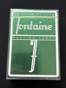 Bicycle Spielkarten.Fontaine Playing Cards Limited Emerald Edition Foil 1/3000 - Bild 1 von 1