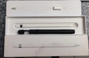 Apple Pencil 1. Generation Weiß 2x benutzt MK0C2ZM/A A1603 wie NEU - Photo 1/1
