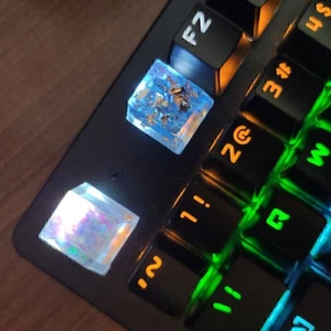 Handmade R4 Resin Keycaps Translucent For Cherry MX Switch Keyboard - Zdjęcie 1 z 10