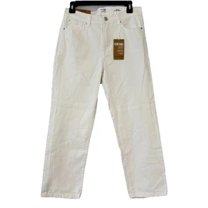Neu mit Etikett Kensie Vintage Luxe weiße Denim Jeans "Ella" hoher Bund gerader Schnitt 4/27 - Bild 1 von 9