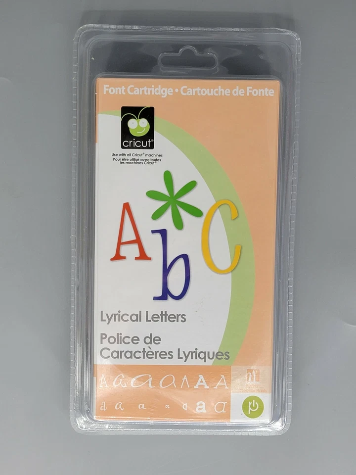 Cricut Lyrical Letters Expression Personal Cutter E2 Machine Cartridge