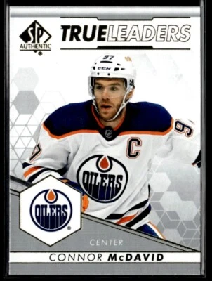 2022-23 SP Authentic True Leaders Connor McDavid #TL-9 - Image 1 of 2