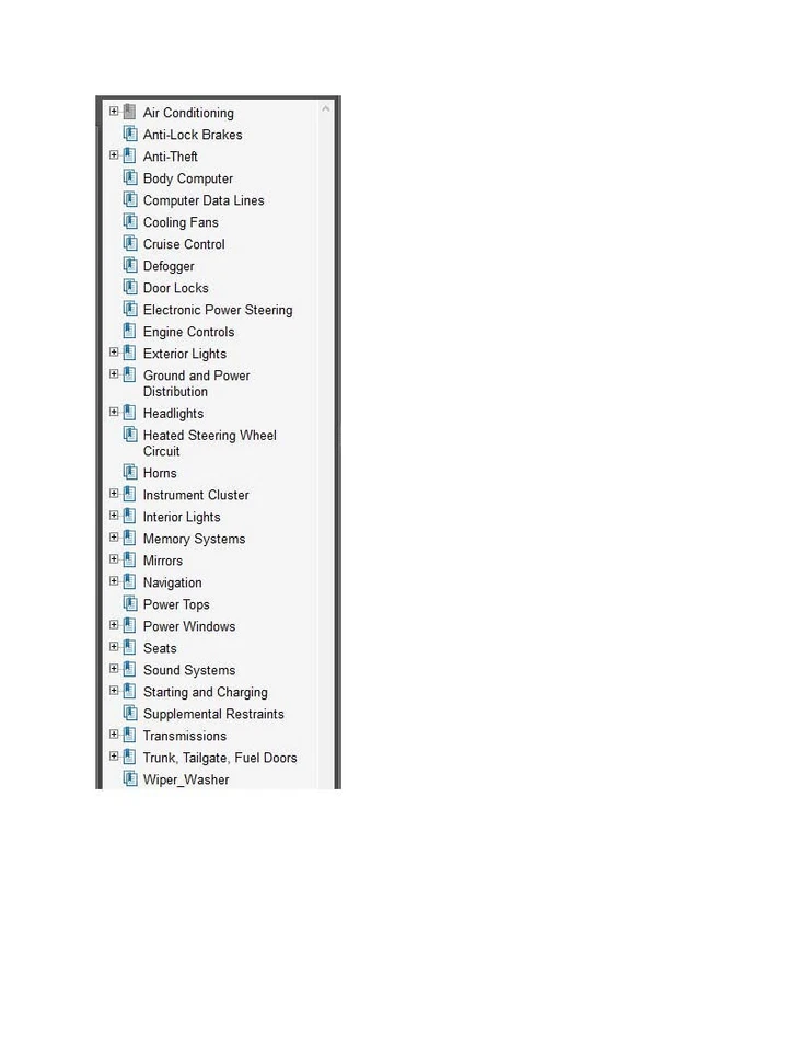 Chrysler Pacifica 2018 Color Wiring Diagram Schematic V6 3.6L pdf