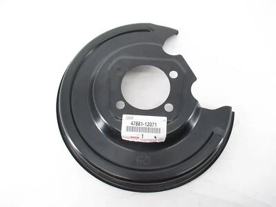 Placa de respaldo protector contra polvo freno trasero pasajero Toyota 47881-12071 original OEM Foto 1 de 4